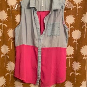 Sleeveless blouse